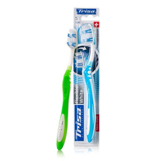 TRISA Toothbrush Flexible White | © TRISA Toothbrush Flexible White TRISA Toothbrush Flexible White | © TRISA Toothbrush Flexible White